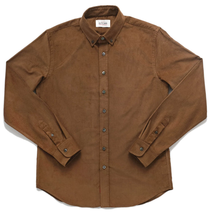 Outclass - Tan Baby Corduroy Classic Shirt [2368]