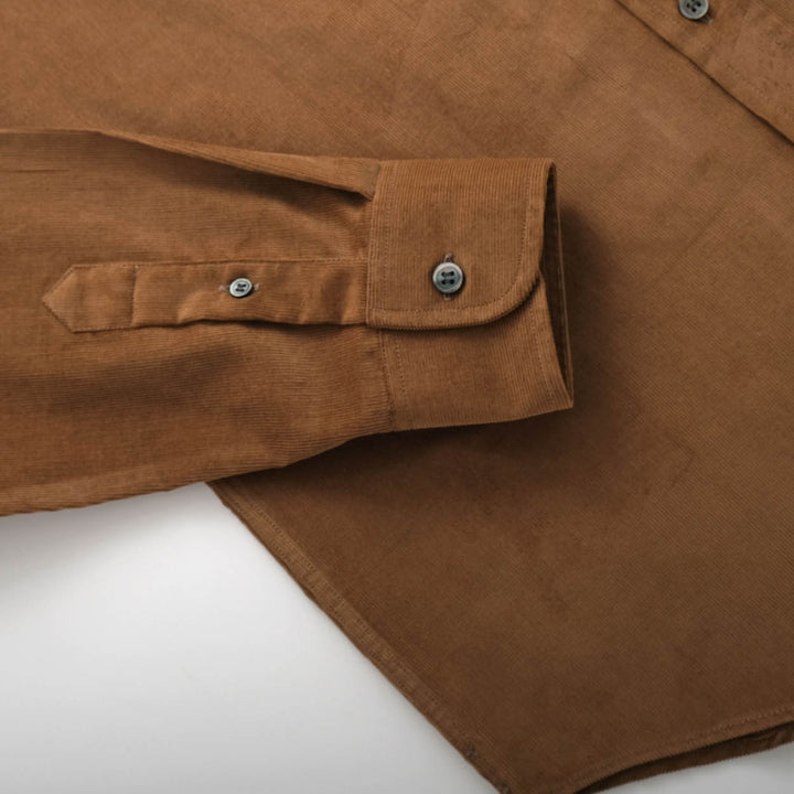 Outclass - Tan Baby Corduroy Classic Shirt [2368]