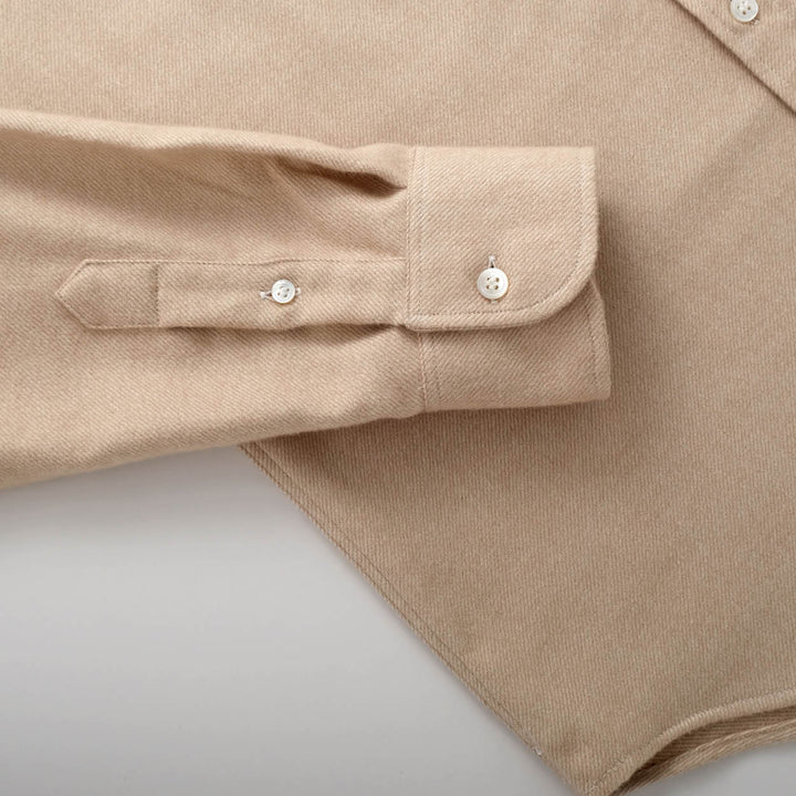 Outclass – Ivory Twill Flannel Classic Shirt [2371]