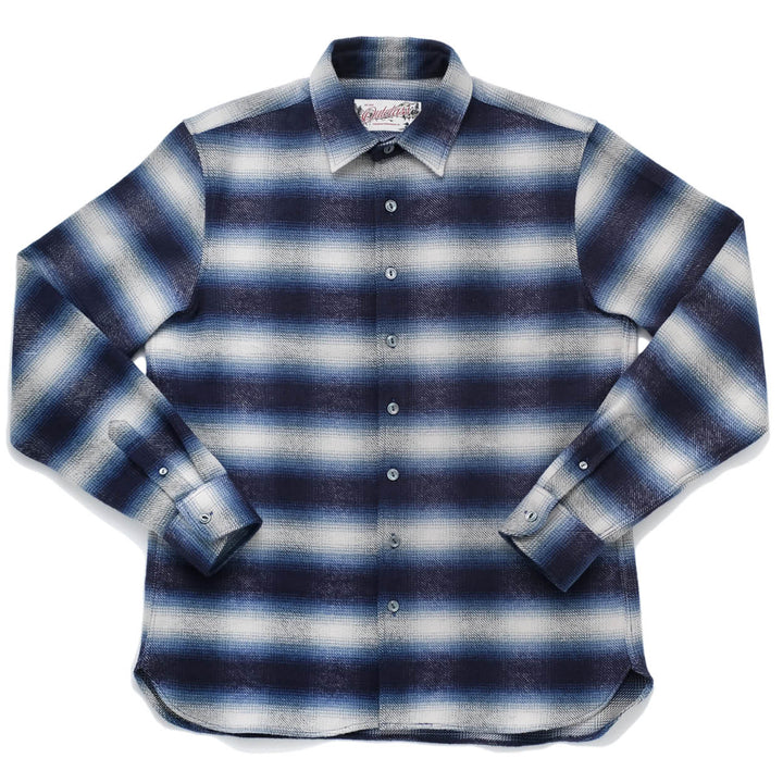Outclass - Blue Shadow Plaid Blanket Shirt [2355]