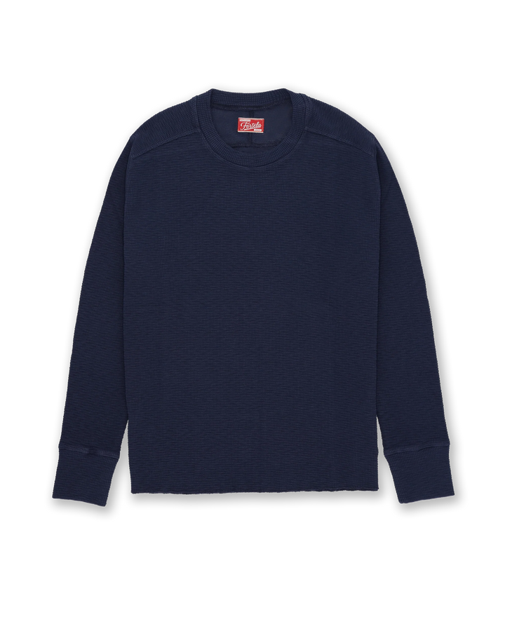 Fortela Waffle T-Shirt - Navy [CDX55]