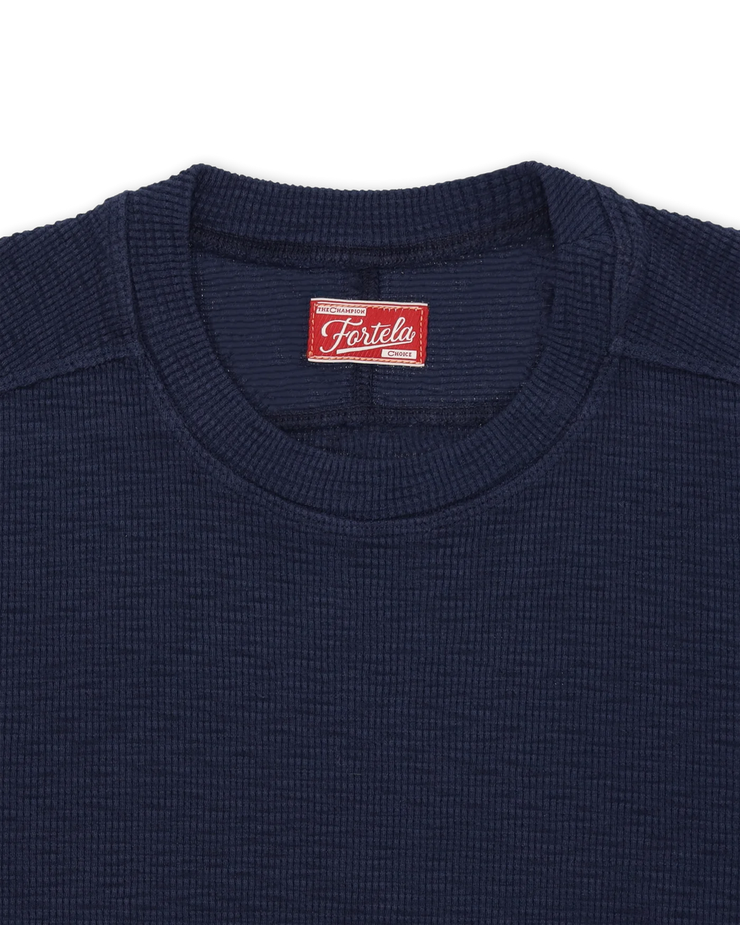 Fortela Waffle T-Shirt - Navy [CDX55]