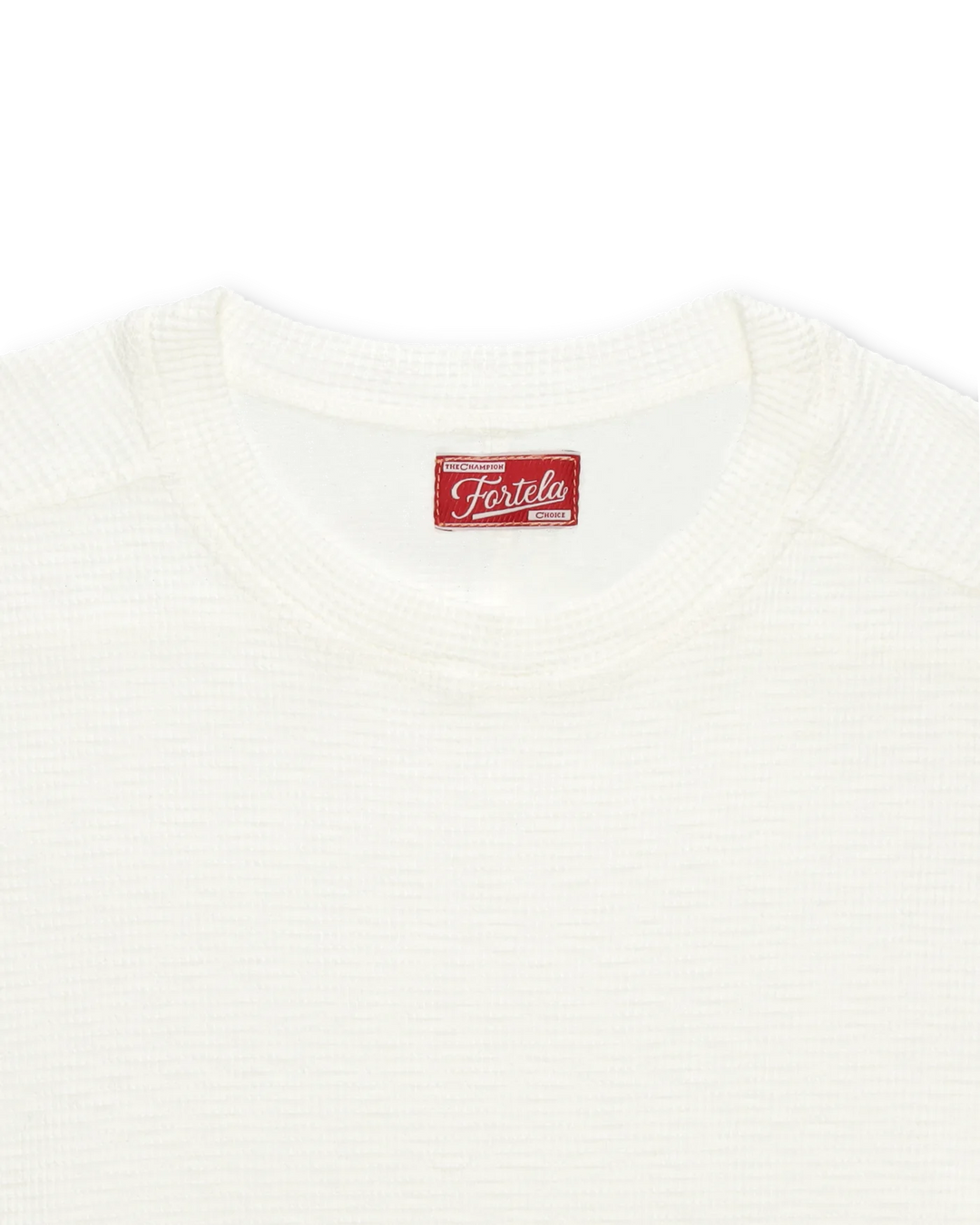 Fortela Waffle T-Shirt - Off White [CDX55]