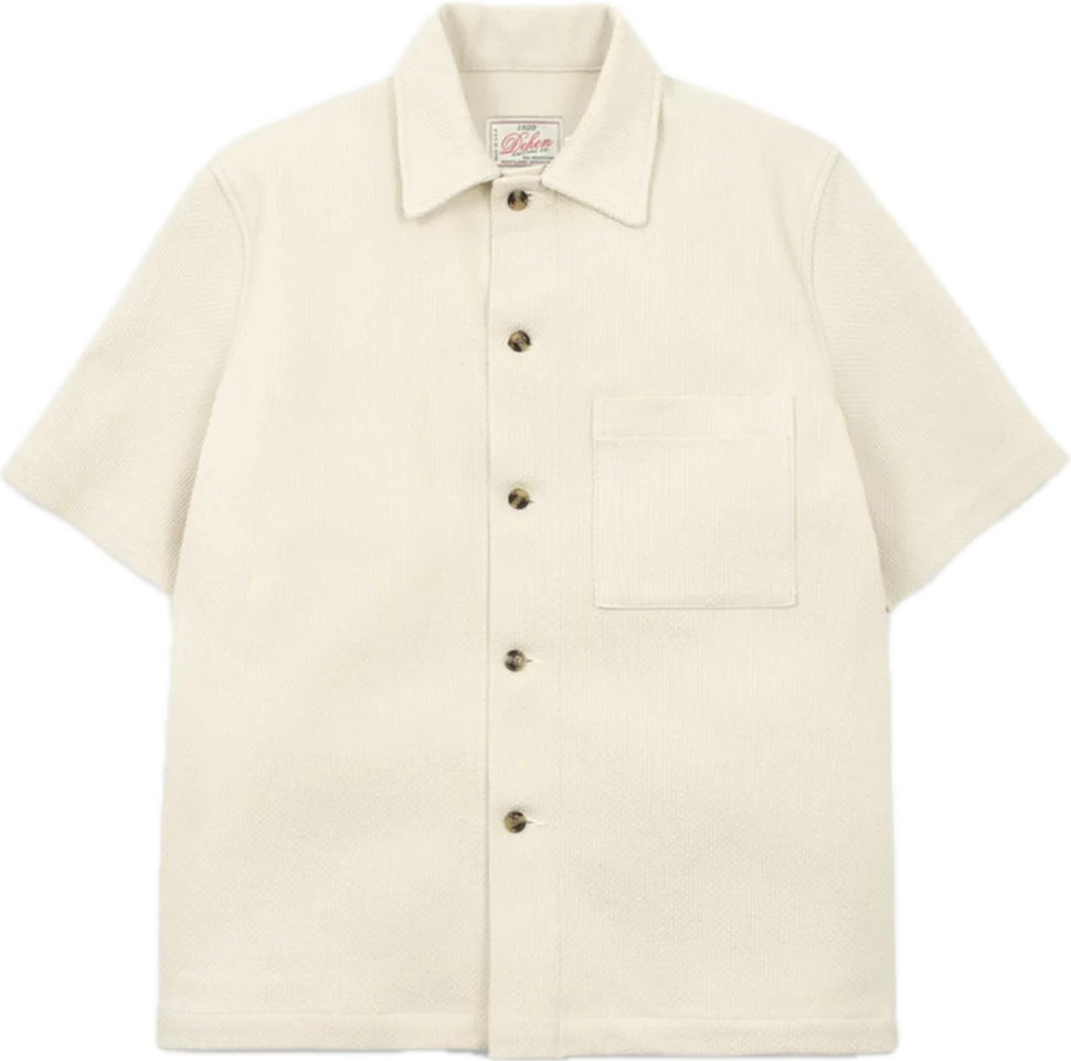 Dehen 1920 - Lounge Shirt Natural Sashi-Ori [SH014-NAS]