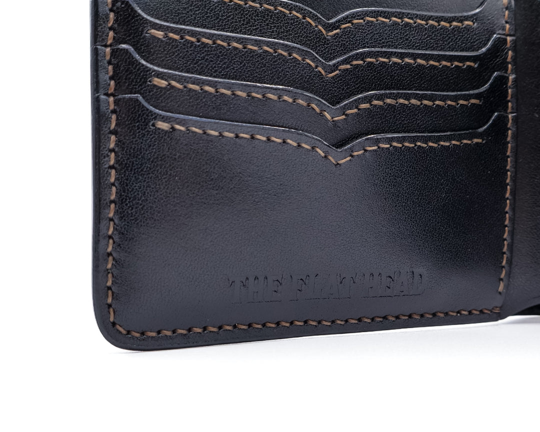 The Flat Head - Cordovan Harness Classic Billfold Wallet [FN-WSN2-3W]