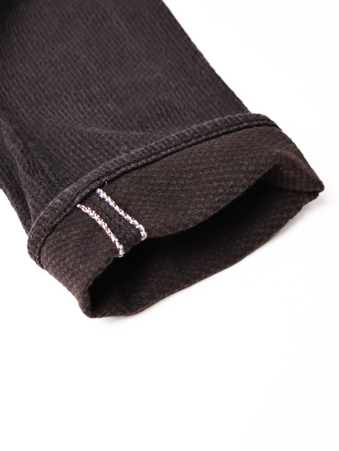Pure Blue Japan - Black/Grey Sashiko Slim Tapered Jeans