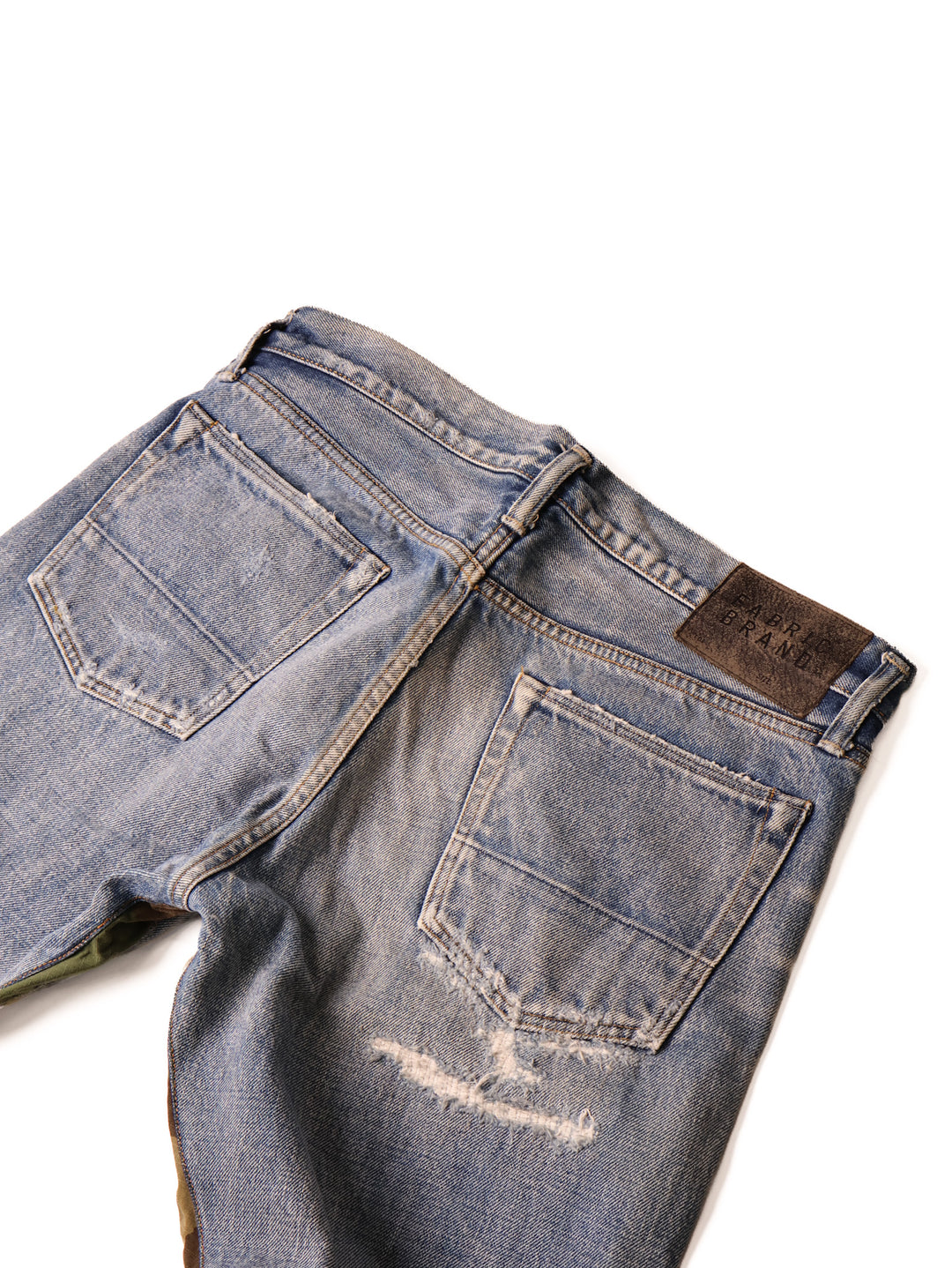 Fabric Brand - Light Washed Camo Jeans