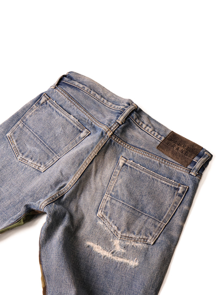 Fabric Brand - Light Washed Camo Jeans