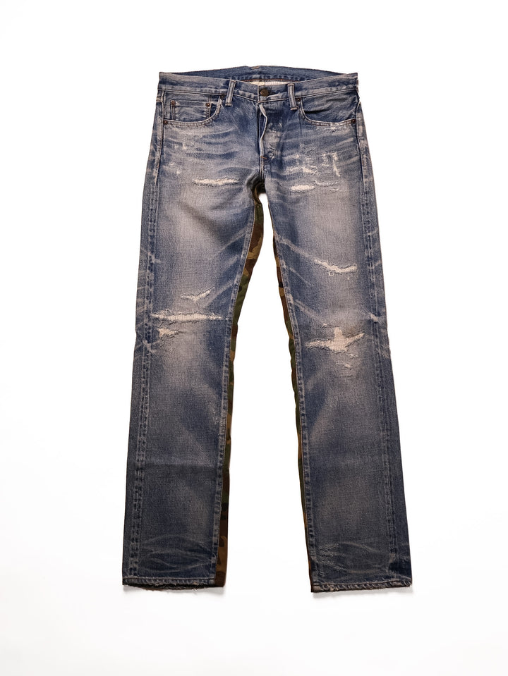Fabric Brand - Light Washed Camo Jeans