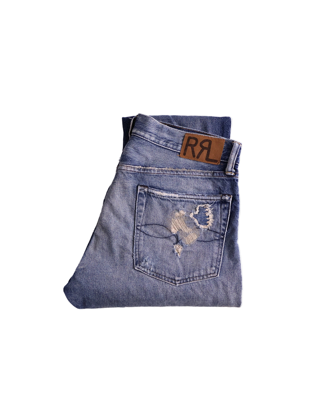 Double RL - Low Straight Selvedge Jeans [32]