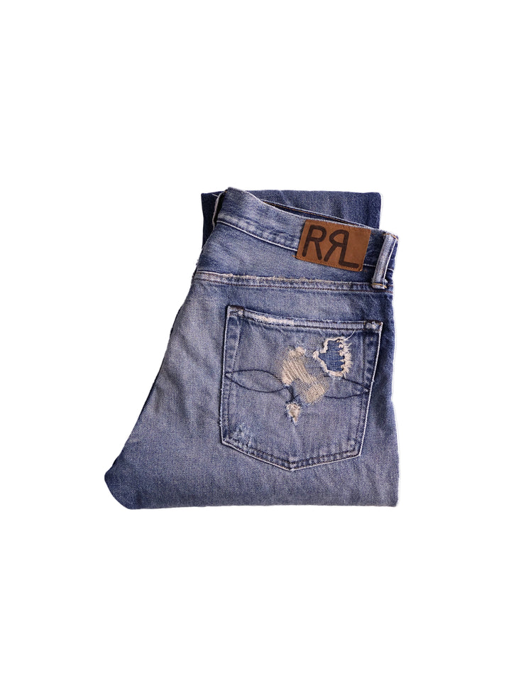Double RL - Low Straight Selvedge Jeans [32]