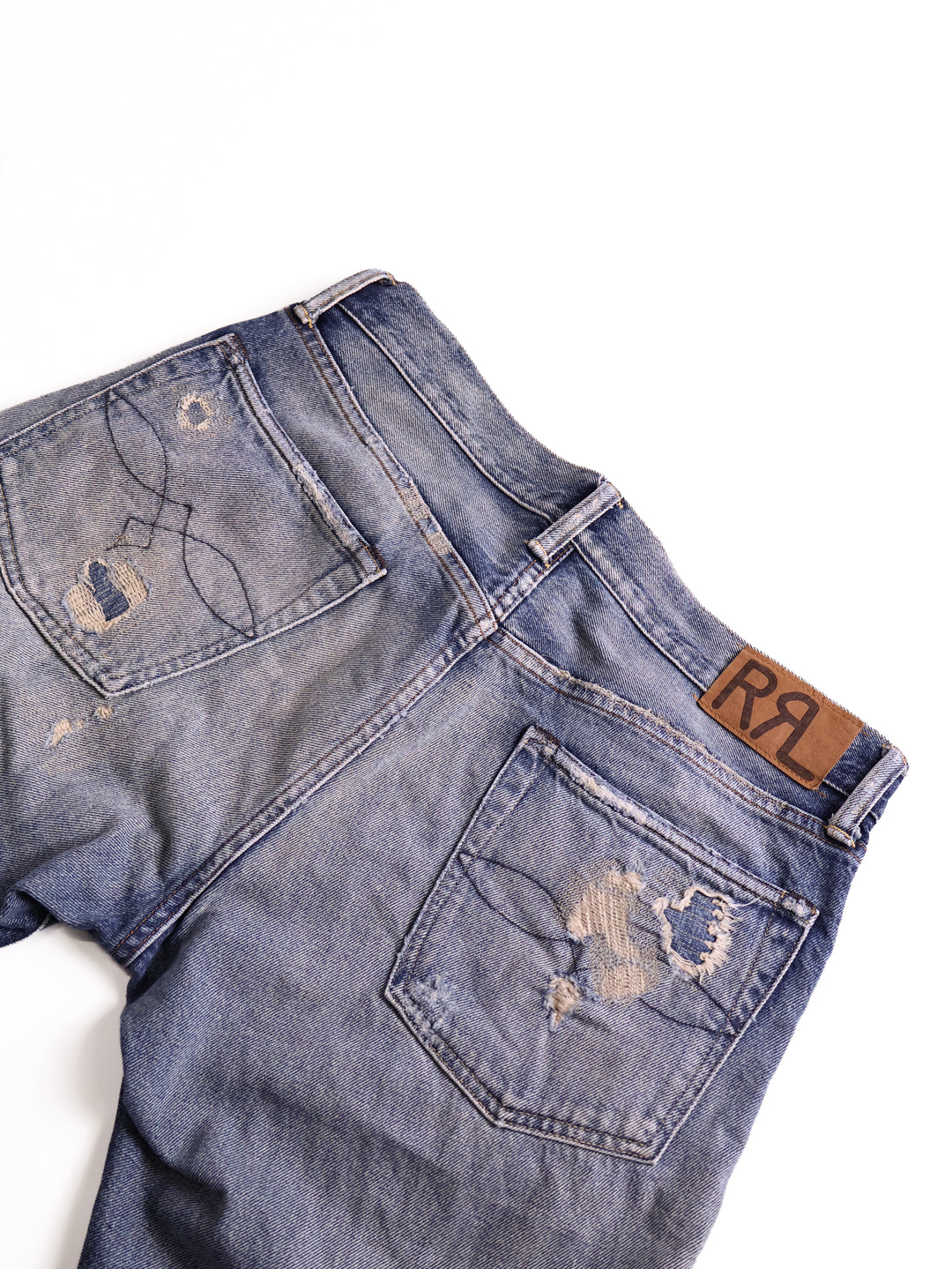 Double RL - Low Straight Selvedge Jeans [32]
