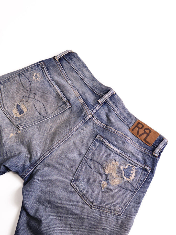 Double RL - Low Straight Selvedge Jeans [32]