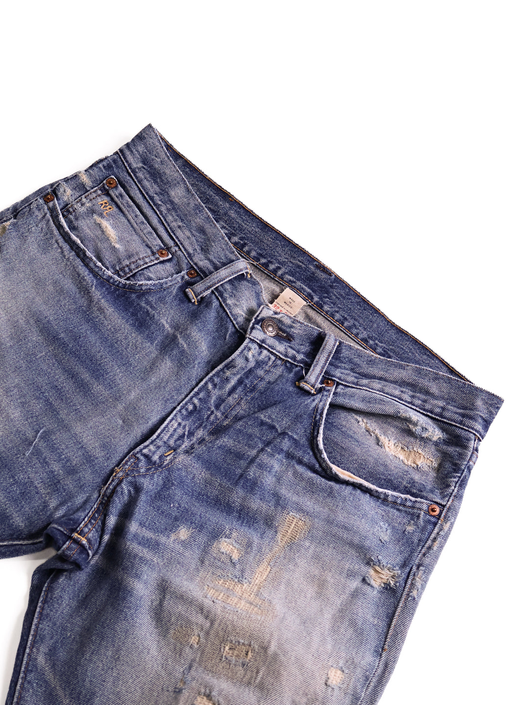 Double RL - Low Straight Selvedge Jeans [32]