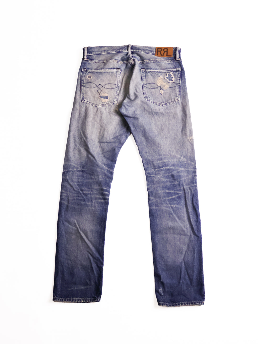 Double RL - Low Straight Selvedge Jeans [32]