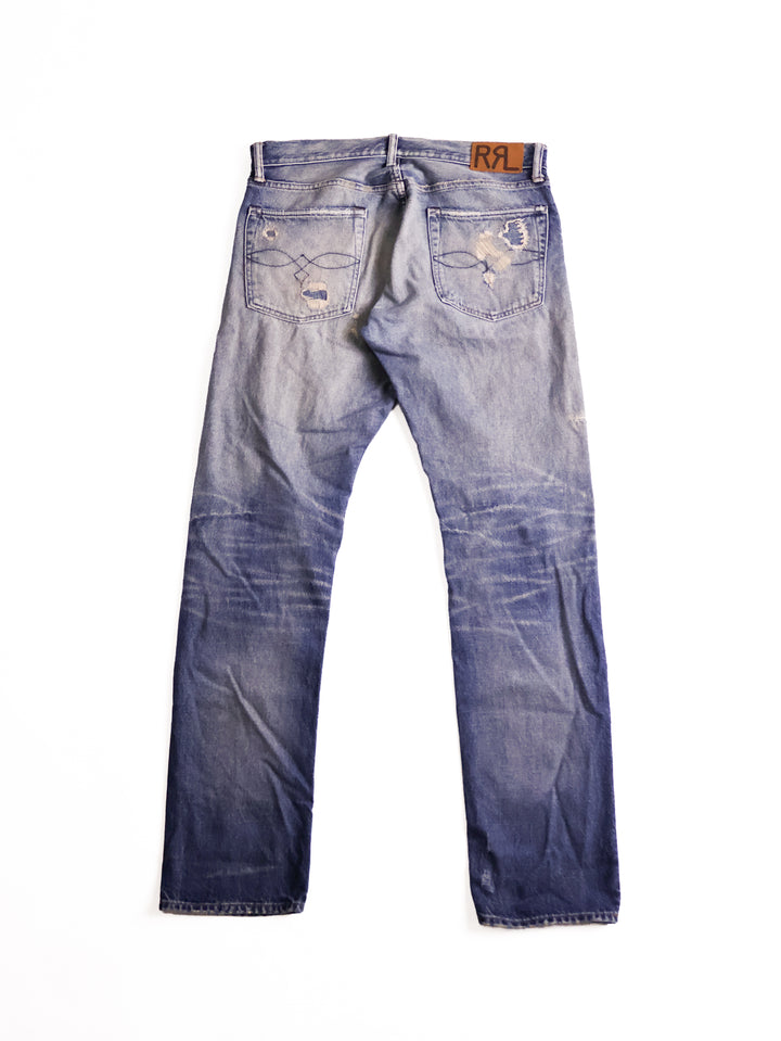 Double RL - Low Straight Selvedge Jeans [32]