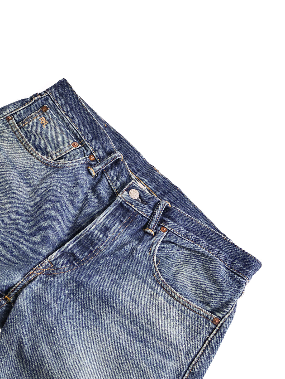 Double RL - Slim Fit Selvedge Jeans [33]