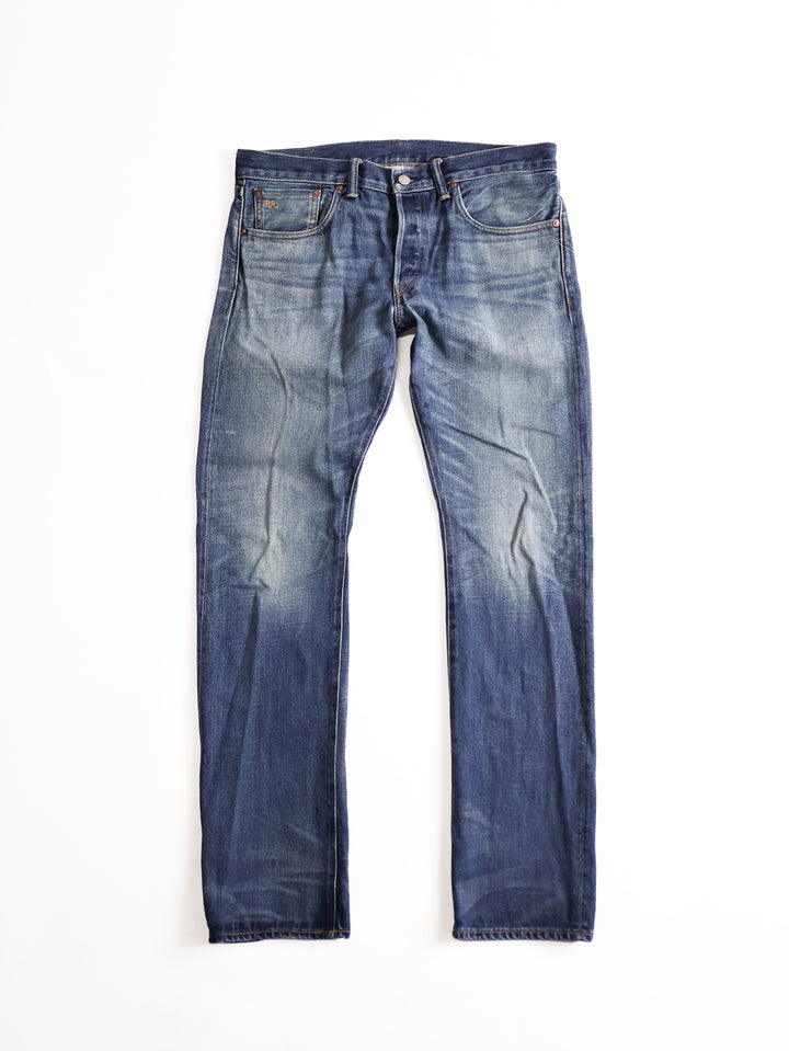 Double RL - Slim Fit Selvedge Jeans [33]