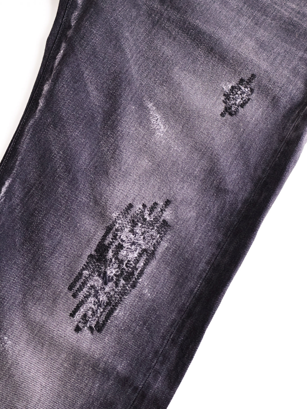 Fabric Brand - Tapered Fit Black Faded Selvedge Jeans [32]