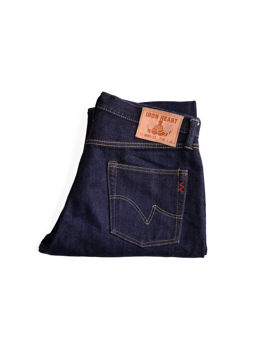 IRON HEART - 888S-21 Straight Fit Selvedge Jeans [36]