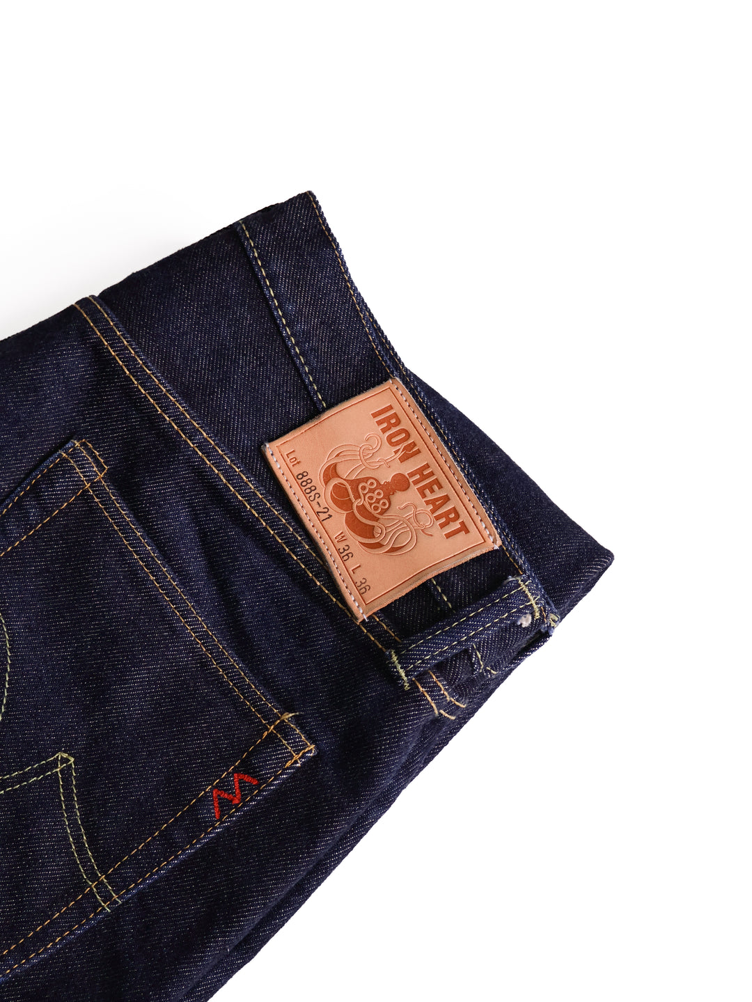 IRON HEART - 888S-21 Straight Fit Selvedge Jeans [36]