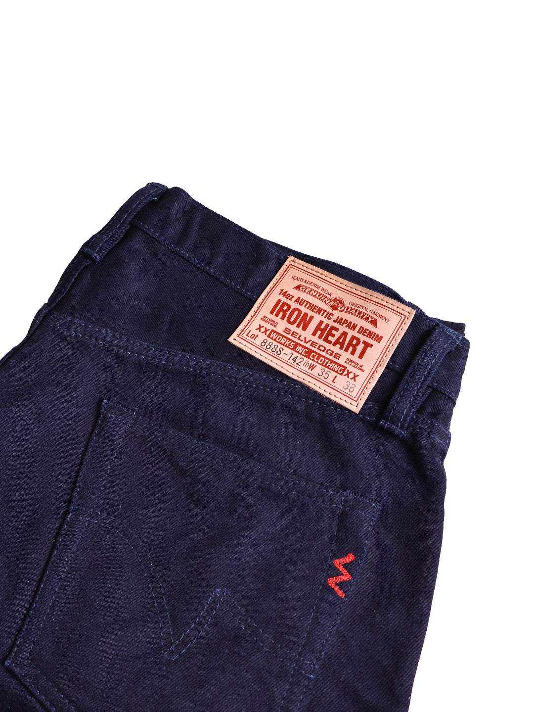 IRON HEART - 88S-142 14oz Straight Fit Selvedge Jeans [35]