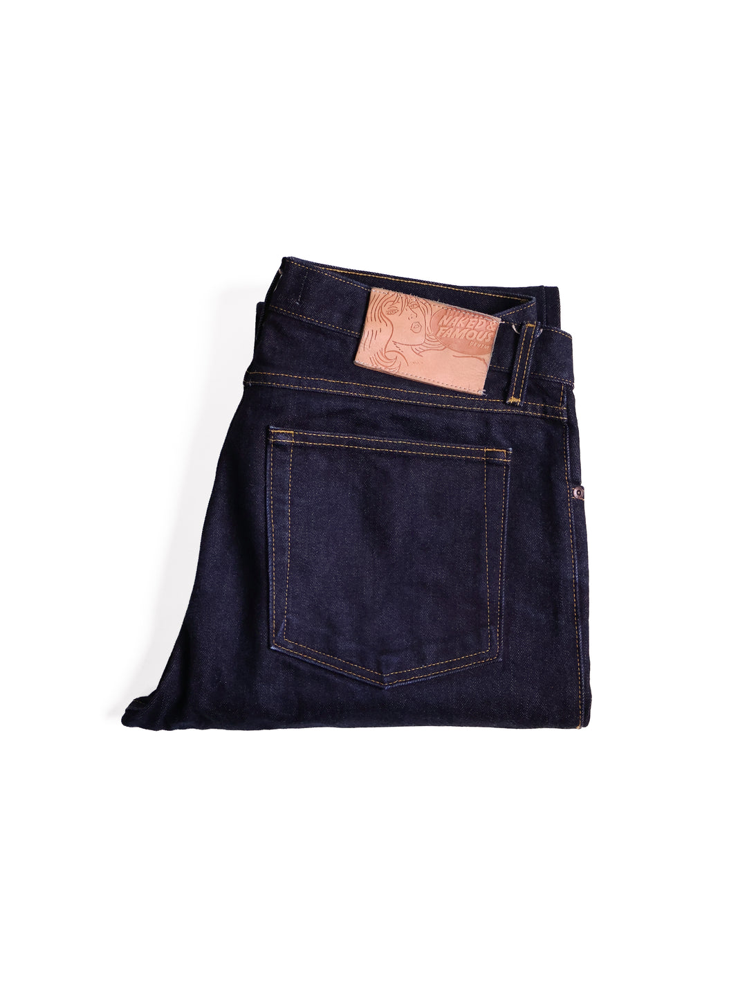 NAKED & FAMOUS - Relaxed Straight Fit Selvedge Jeans [34]