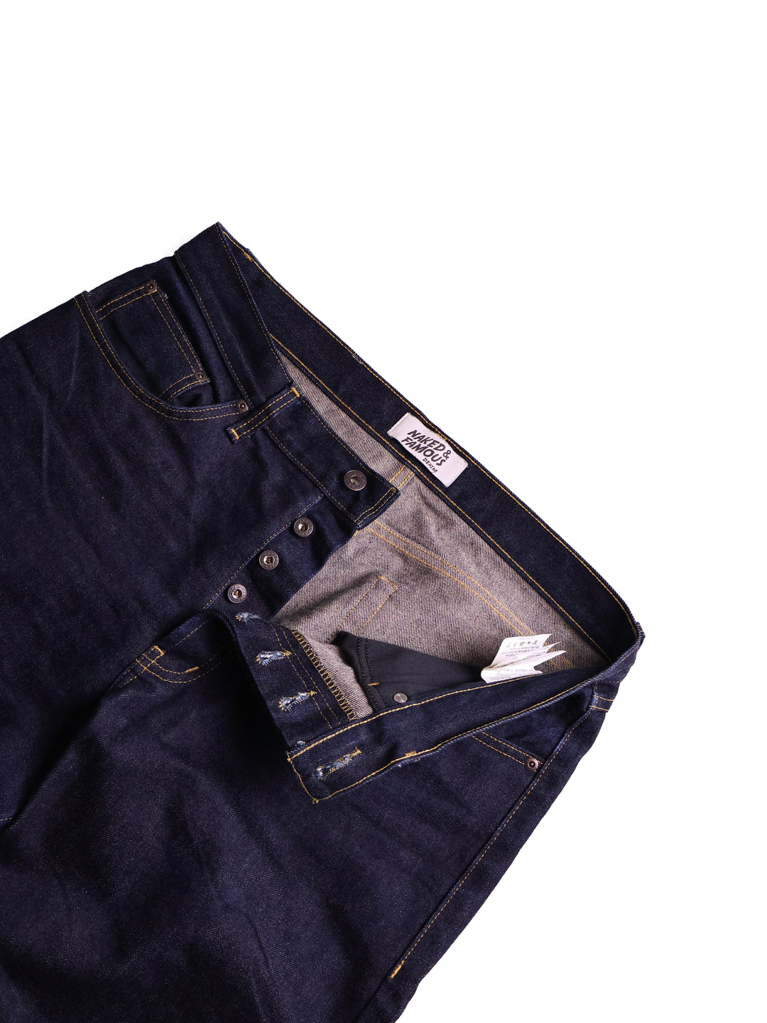 NAKED &amp; FAMOUS - Relaxed Straight Fit Selvedge Jeans [34]