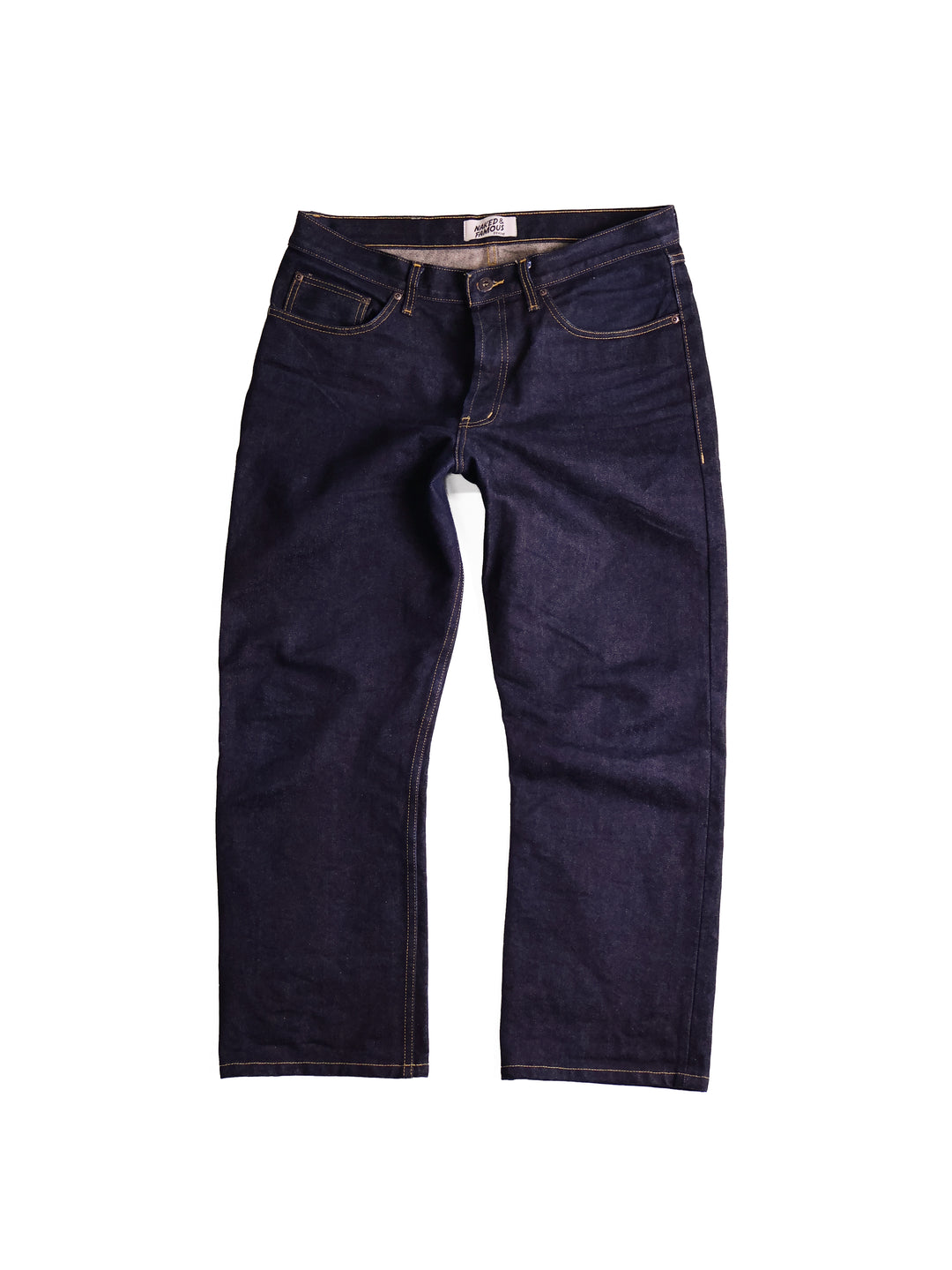NAKED &amp; FAMOUS - Relaxed Straight Fit Selvedge Jeans [34]