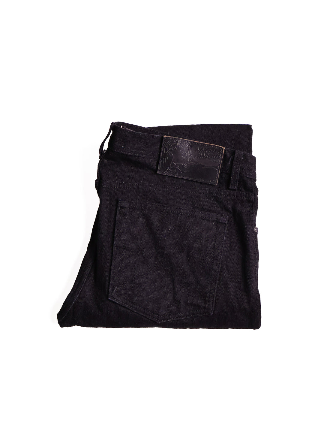 NAKED & FAMOUS - Tapered Fit Shinigami Black Selvedge Jeans [36]