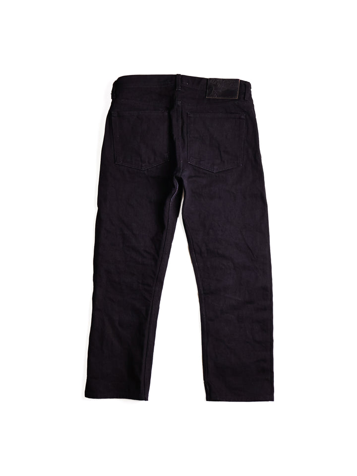 NAKED &amp; FAMOUS - Tapered Fit Shinigami Black Selvedge Jeans [36]