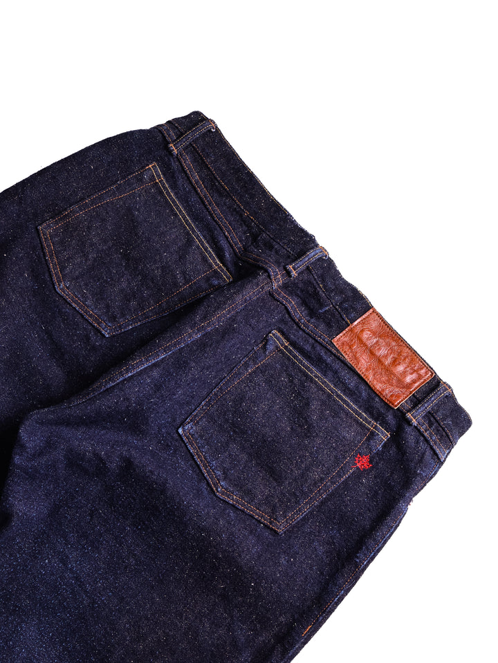 NAKED &amp; FAMOUS - Relaxed Straight Fit Genseki Indigo Selvedge Jeans [36]