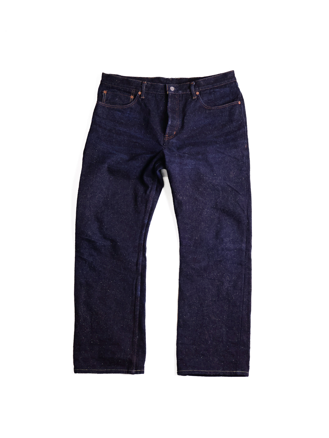 NAKED &amp; FAMOUS - Relaxed Straight Fit Genseki Indigo Selvedge Jeans [36]