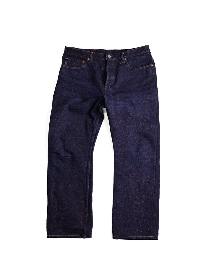 NAKED &amp; FAMOUS - Relaxed Straight Fit Genseki Indigo Selvedge Jeans [36]