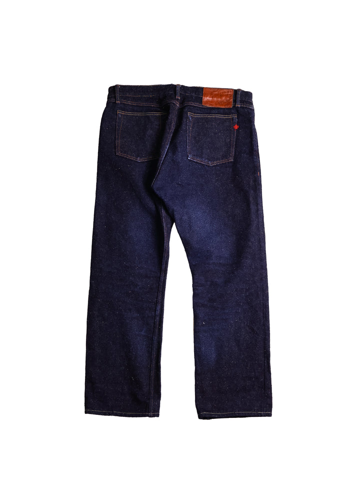 NAKED &amp; FAMOUS - Relaxed Straight Fit Genseki Indigo Selvedge Jeans [36]