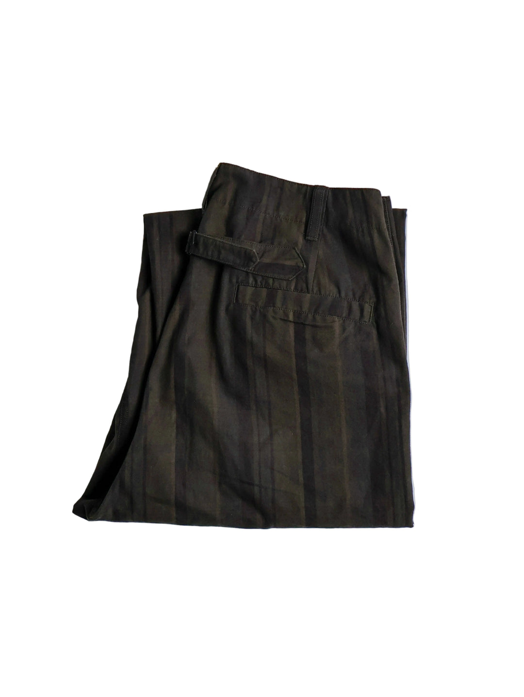 Nanamica - Brown Striped Wide Trousers [30]