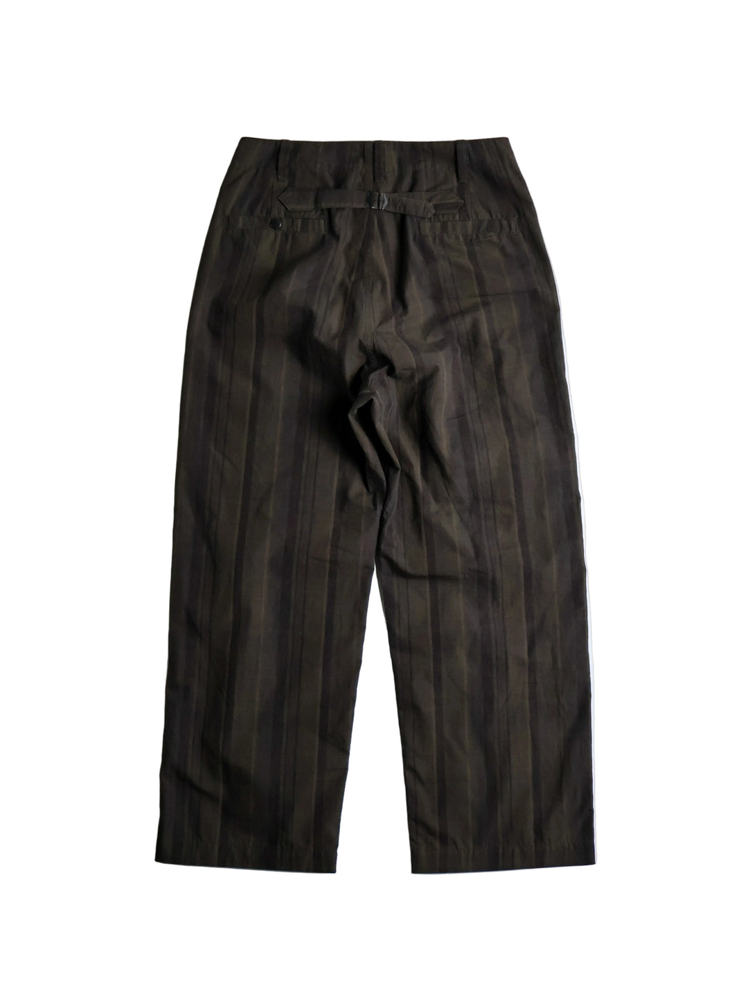 Nanamica - Brown Striped Wide Trousers [30]