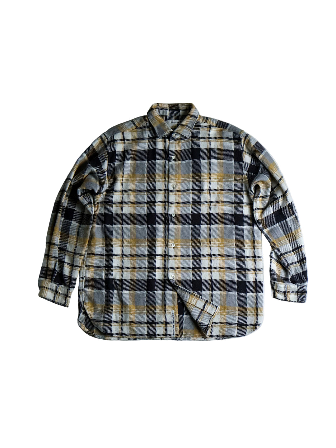 Nanamica - Grey/Beige Heavy Flannel Shirt [M]