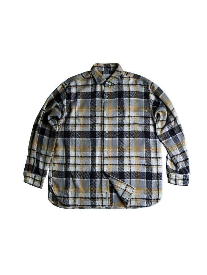 Nanamica - Grey/Beige Heavy Flannel Shirt [M]