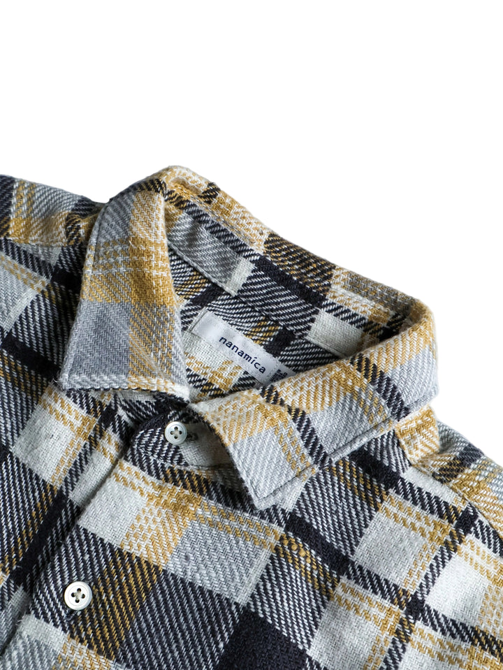 Nanamica - Grey/Beige Heavy Flannel Shirt [M]