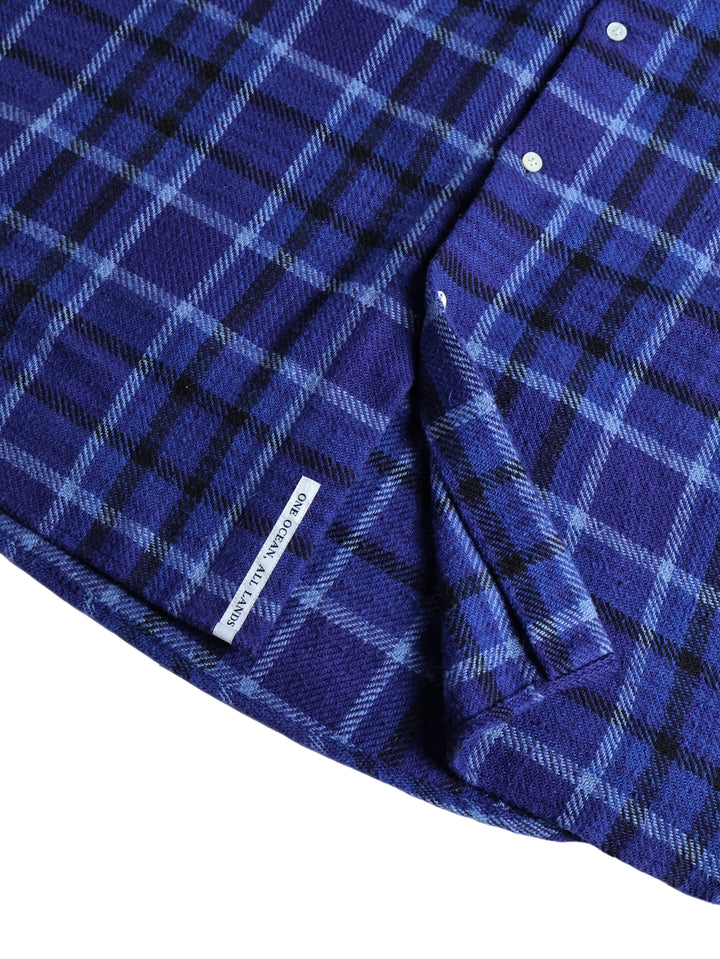 Nanamica - Blue Heavy Flannel Shirt [M]
