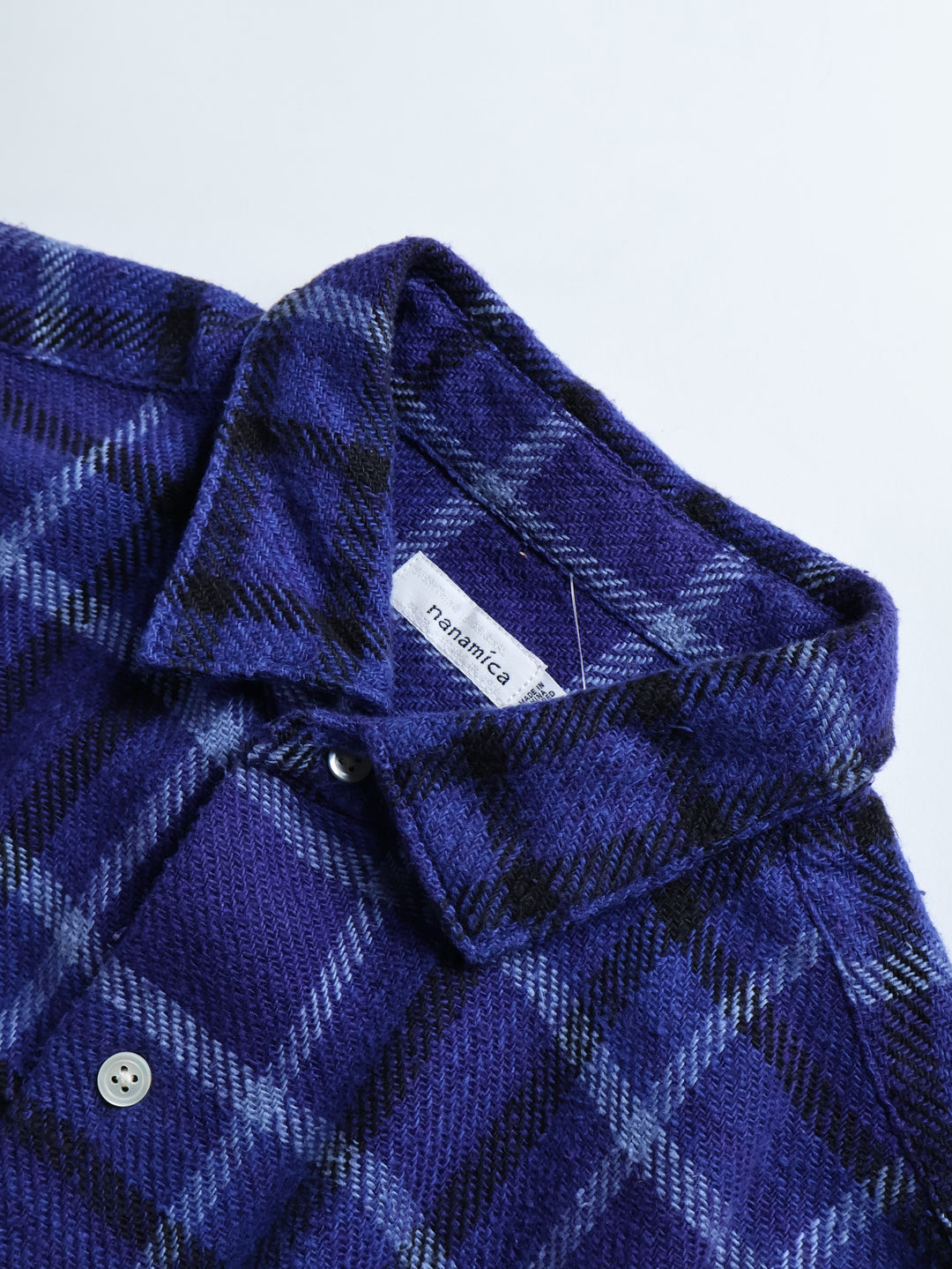 Nanamica - Blue Heavy Flannel Shirt [M]