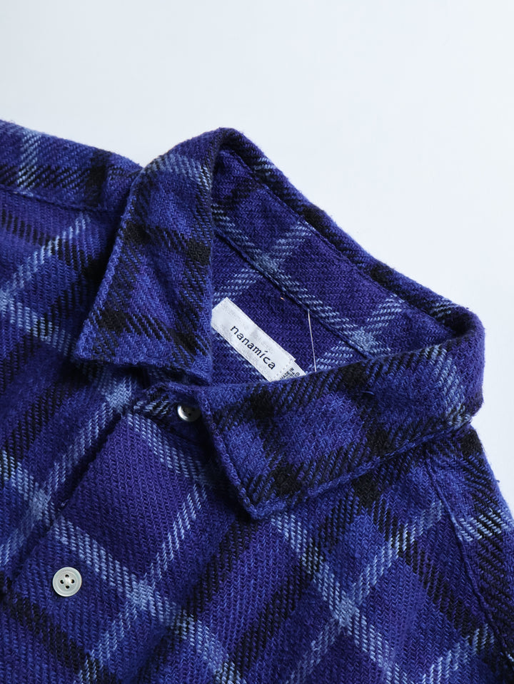 Nanamica - Blue Heavy Flannel Shirt [M]