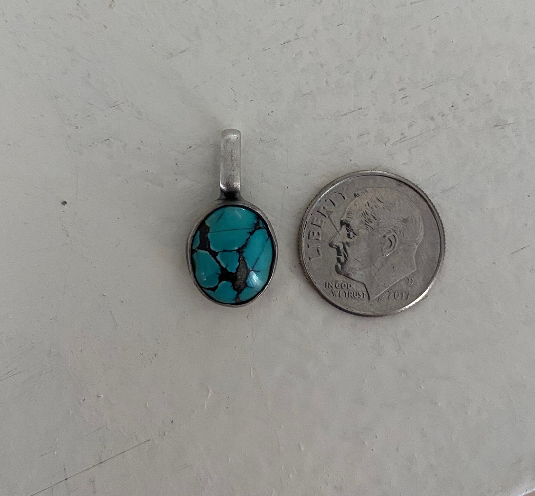 Red Rabbit Trading Co. Classic Oval Turquoise Charm