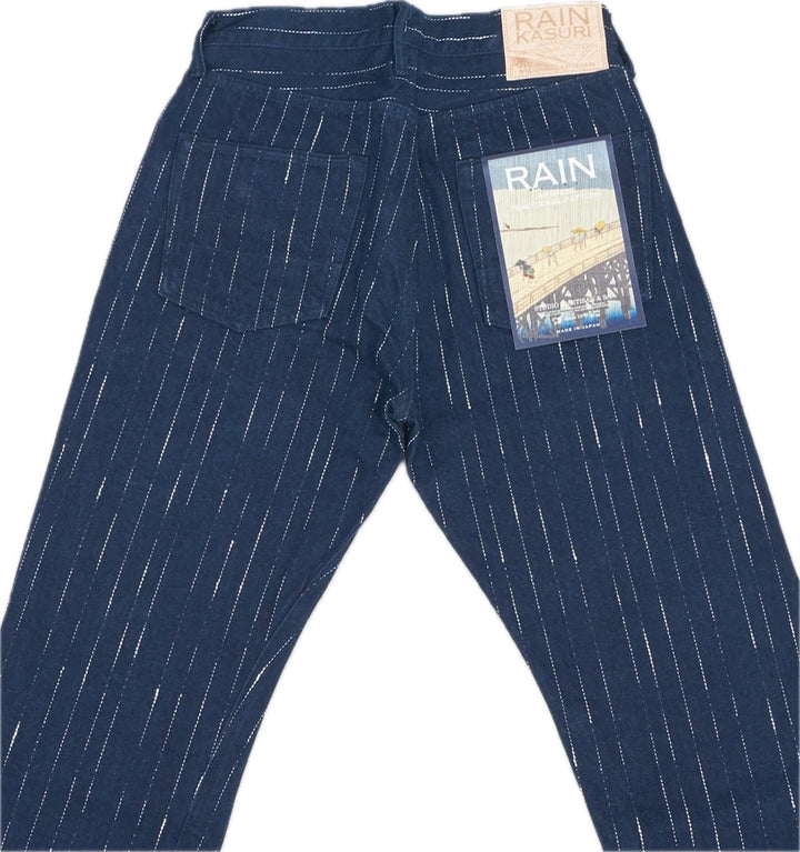 SDA "Rain" Kasuri Tapered Jeans [D1885]