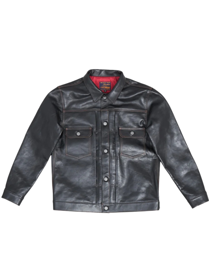 The Flat Head - Horsehide 50's Leather Jacket [FN-LJ-HJ002]