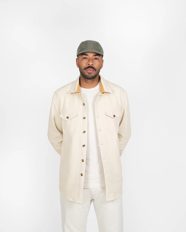 Dehen 1920 - Crissman Overshirt Natural Sashi-Ori [OS001-NAS]