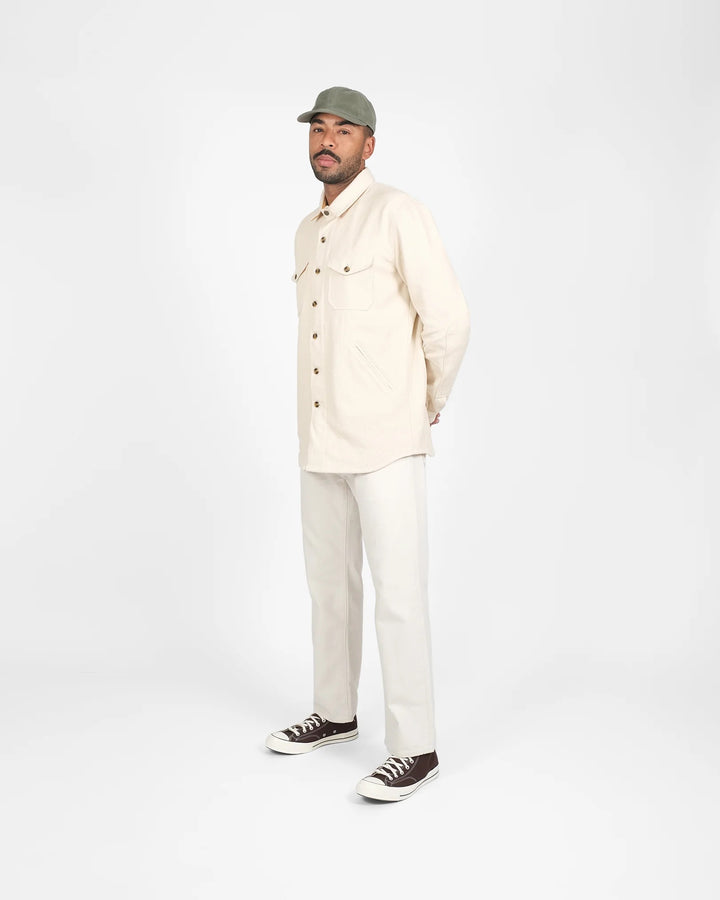 Dehen 1920 - Crissman Overshirt Natural Sashi-Ori [OS001-NAS]