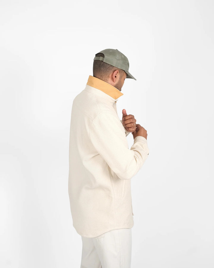 Dehen 1920 - Crissman Overshirt Natural Sashi-Ori [OS001-NAS]