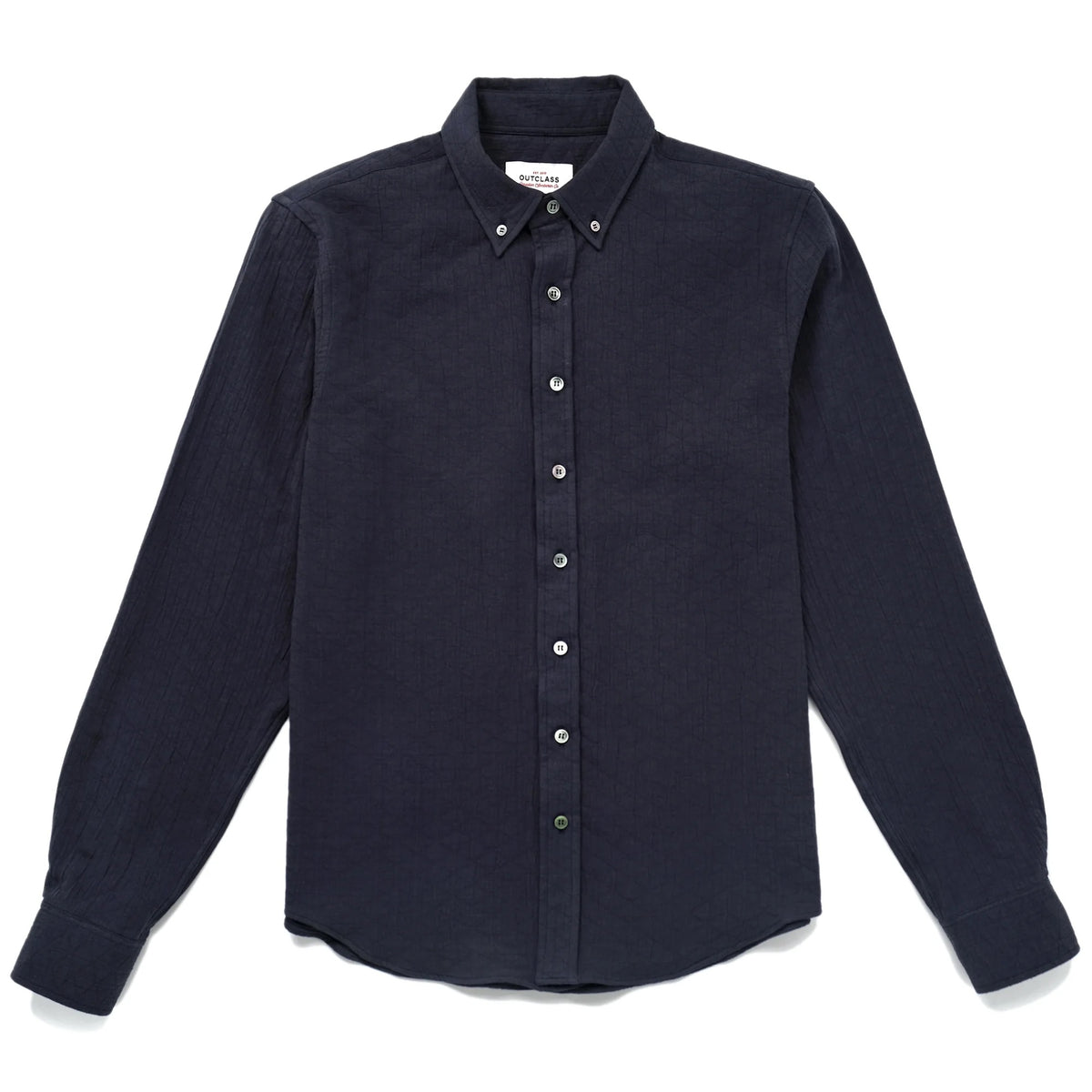 Outclass - Navy Quilted Classic Shirt [2392]